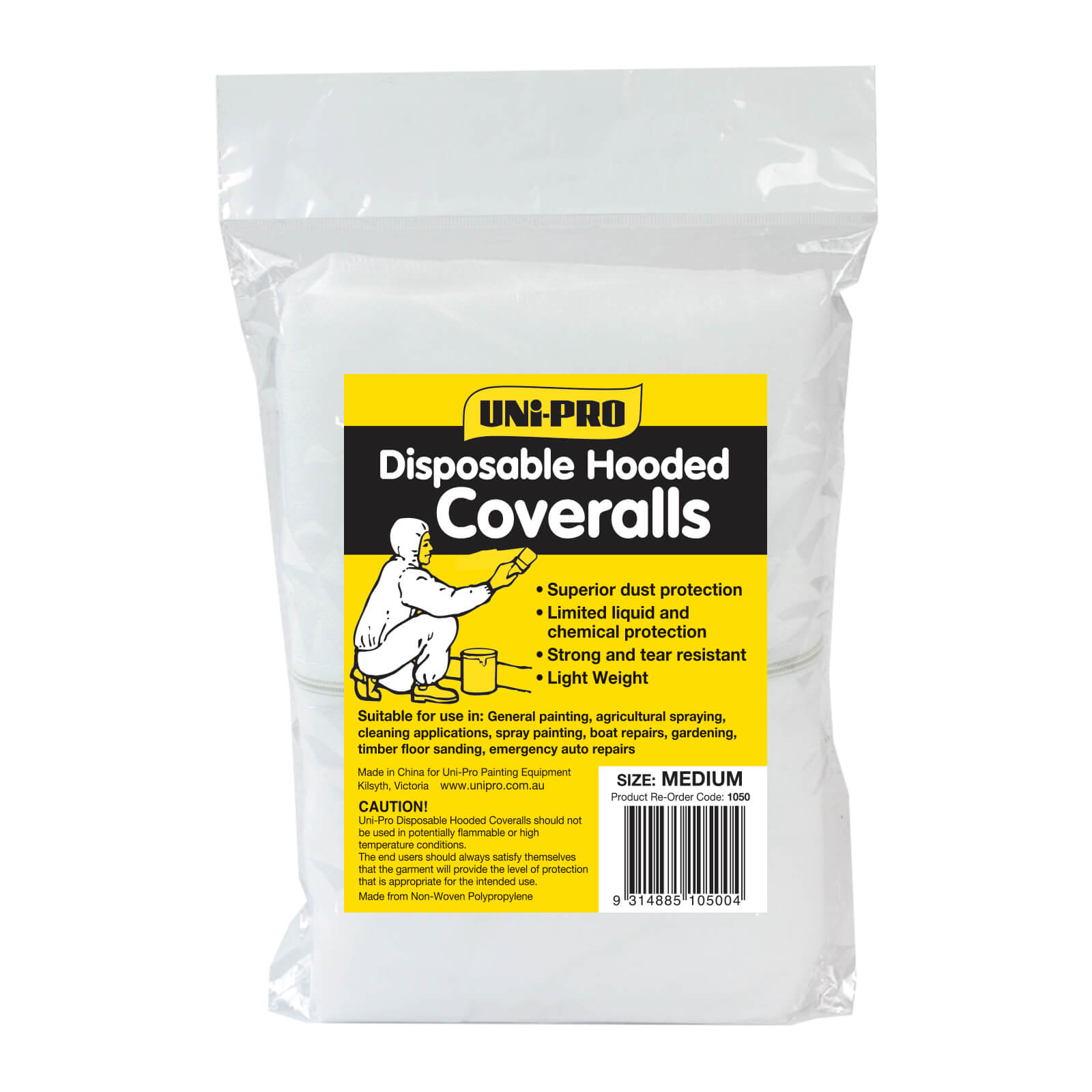 UNi-PRO Disposable Coveralls