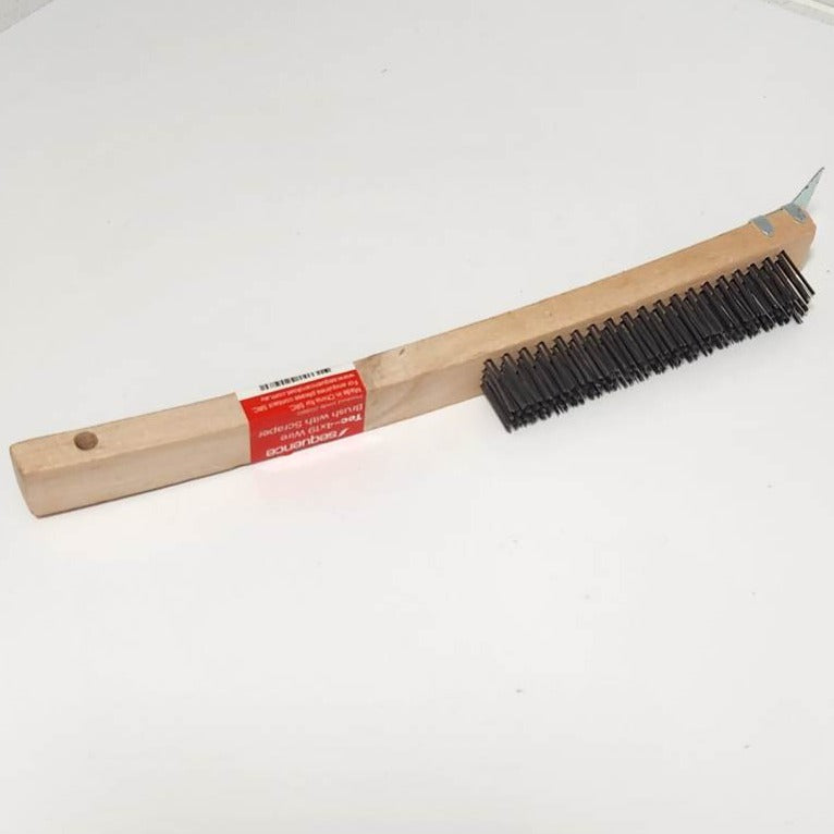 Rokset Tec Wire Row Brush With Scarper