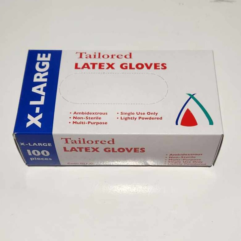 Tailored Latex Gloves - 100 Pack