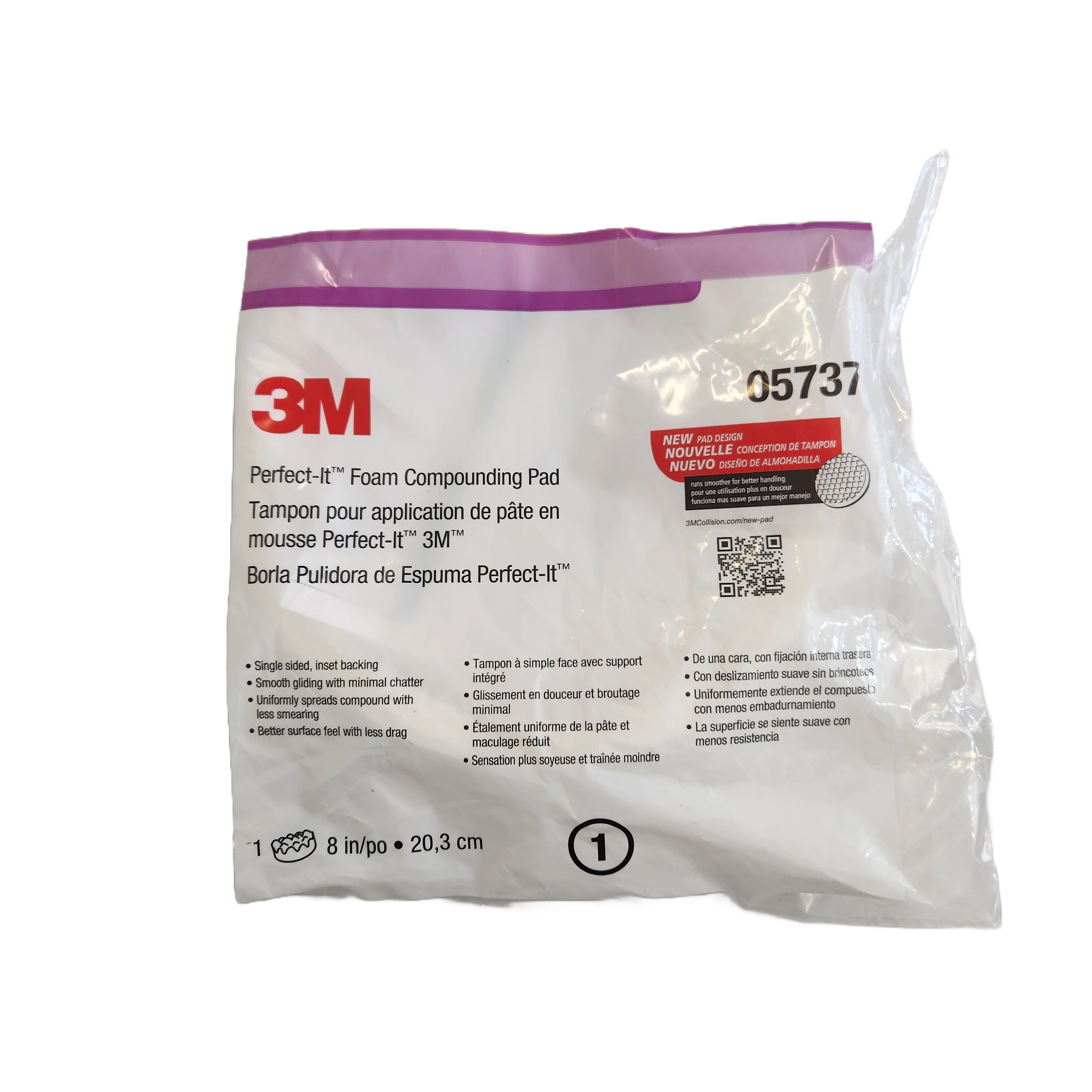 3M Perfect-It Foam Compounding Pads Single Sided Velcro