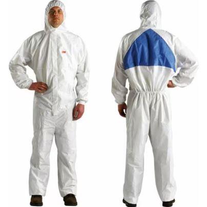 3M 4540+ Disposable Coverall White and Blue