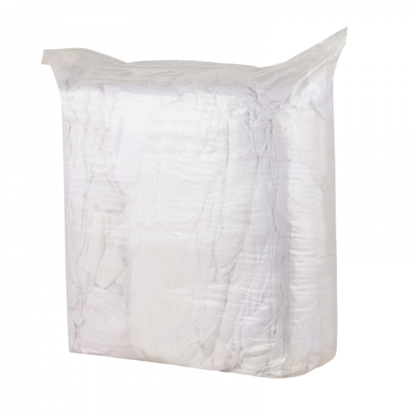 White Cleaning Bag of Rags 10Kg