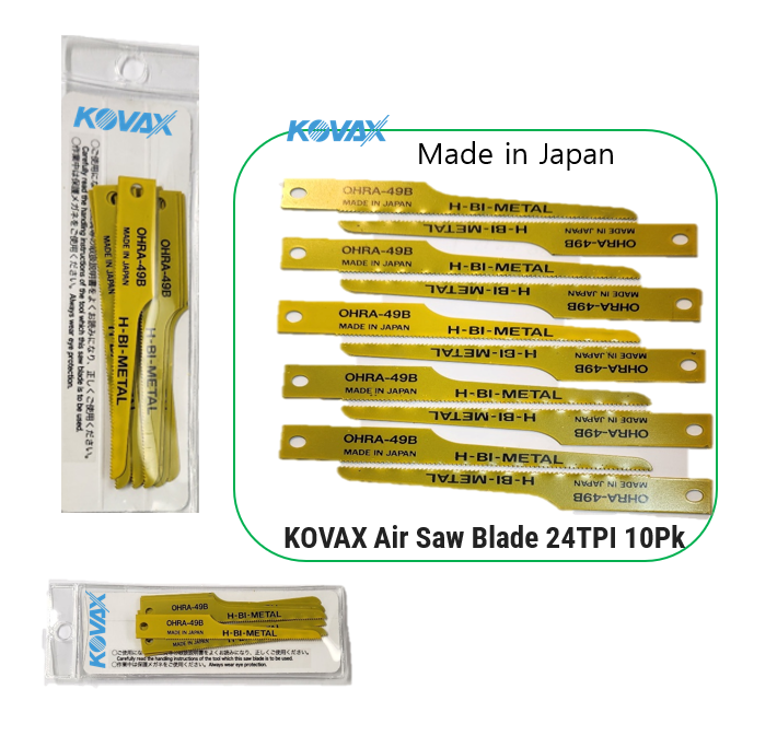 KOVAX OHRA-49B Air Saw Blade 24TPI 10pk