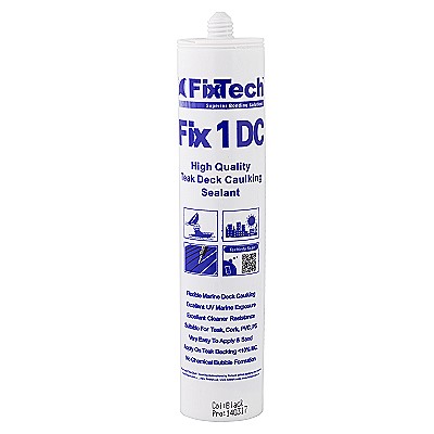 Fix 1DC - Fixtech Teak Deck Caulking Black