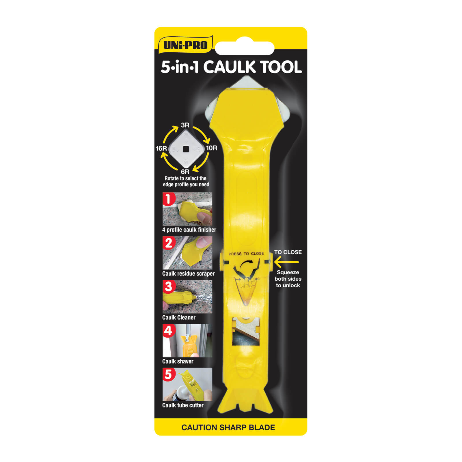 UNi-PRO 5-in-1 Caulking Tool