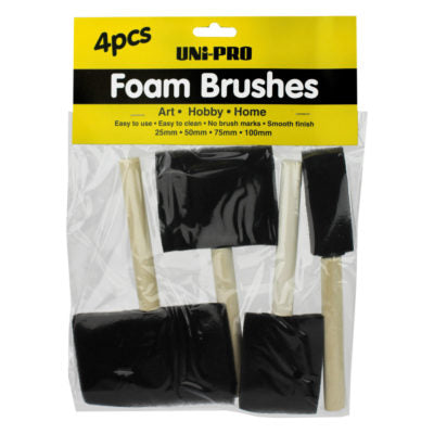 UNi-PRO Foam Brush 4 Piece Set