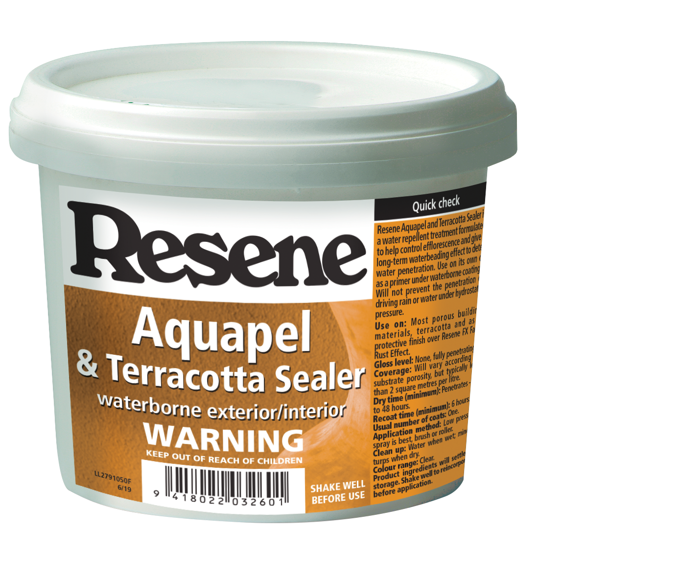 Aquapel & Terracotta Sealer